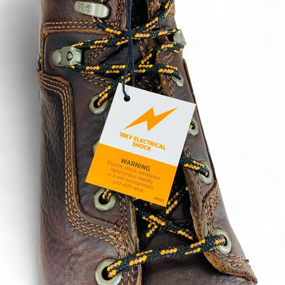 Timberland PRO Endurance 6" Steel Safety Toe Men's Brown Work Boots TB052562214 - Picture 8 of 13